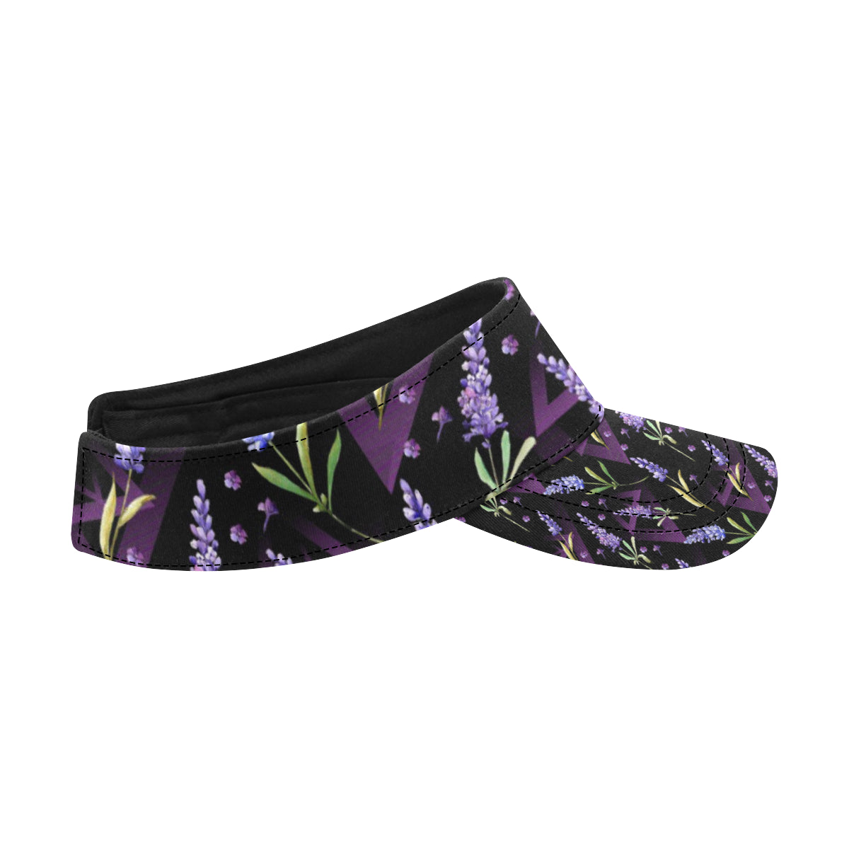 Lavender Pattern Print Design LV07 Unisex Sun Visor