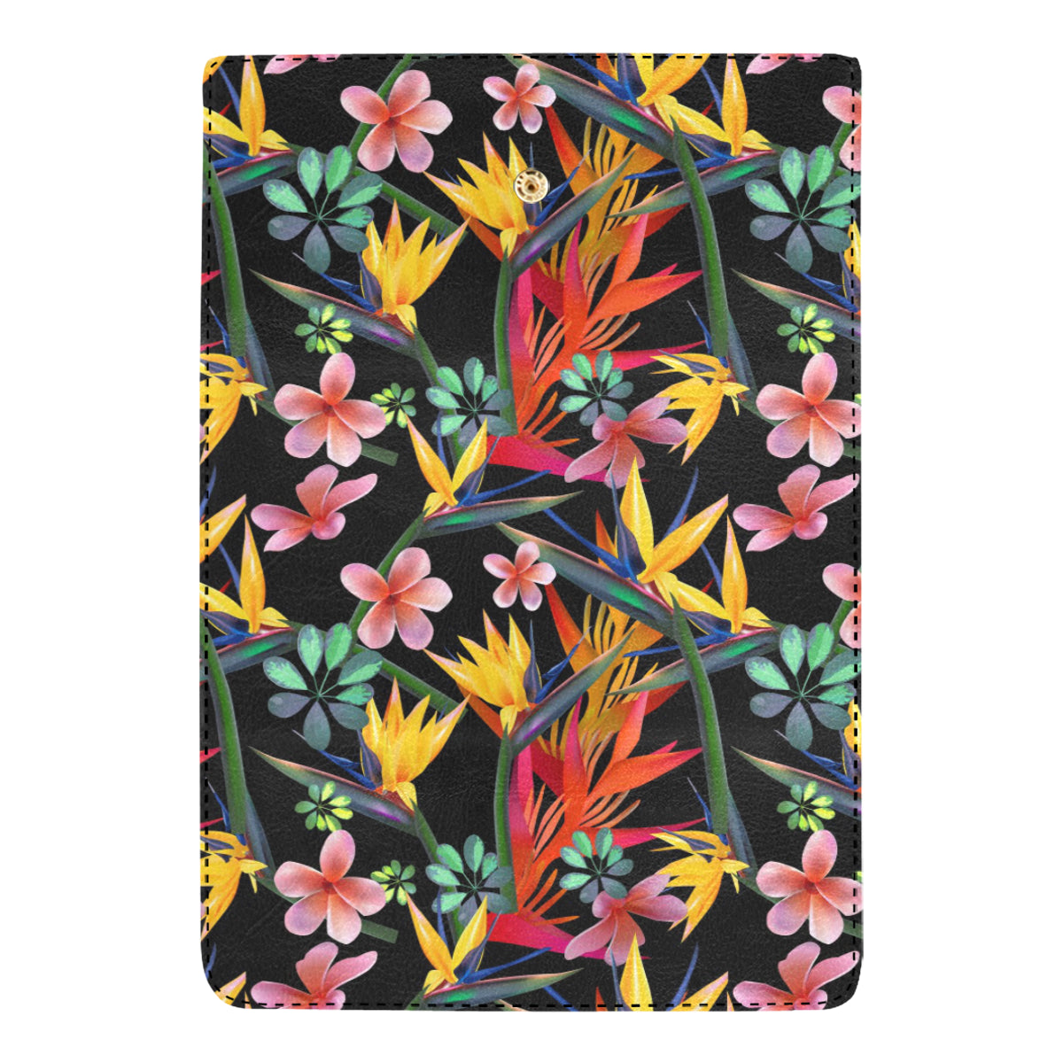 Tropical Flower Pattern Print Design TF015 Women's Trifold Wallet
