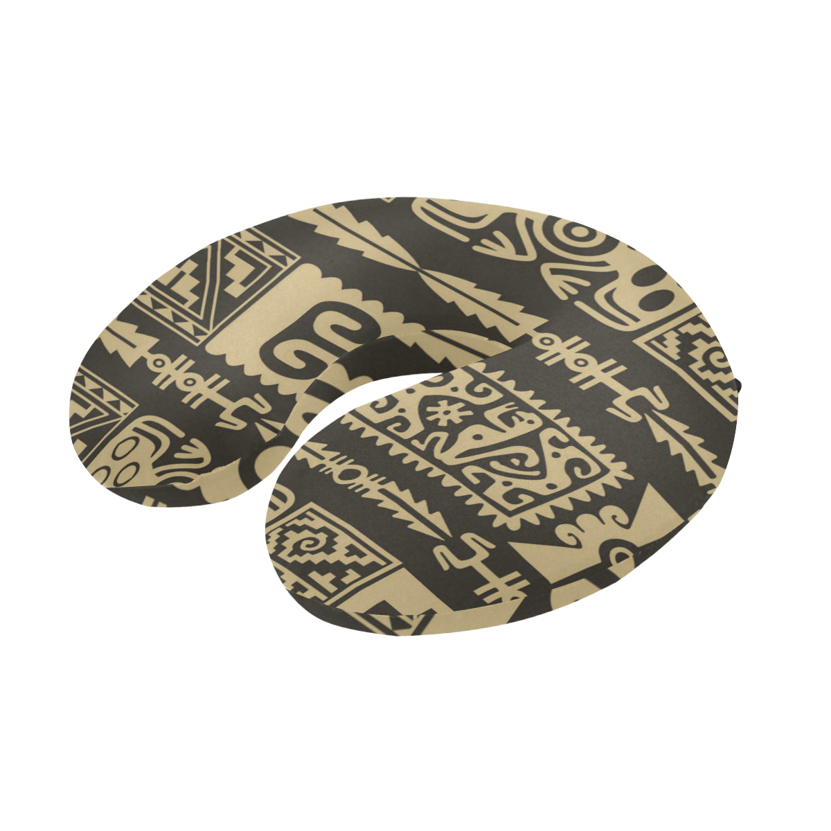 Mayan Pattern Print Design 03 U-Shaped Travel Neck Pillow