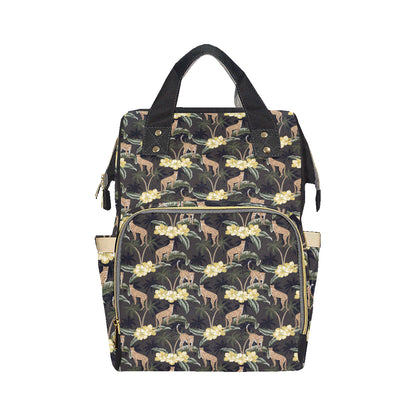 Cheetah Pattern Print Design 04 Diaper Bag Backpack