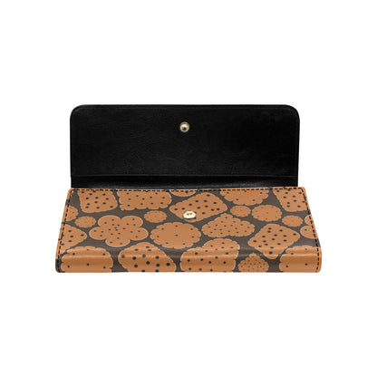 Cracker Pattern Print Design 01 Women's Trifold Wallet