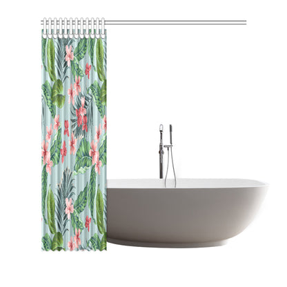 Plumeria Pattern Print Design PM027 Shower Curtain