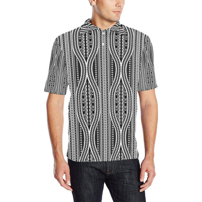 Polynesian Tribal Style Men Polo Shirt