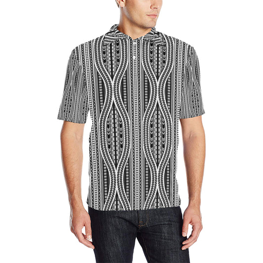 Polynesian Tribal Style Men Polo Shirt