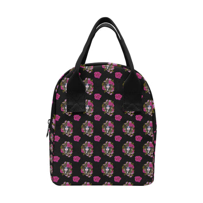 Day of the Dead Makeup Girl Insulated Lunch Bag