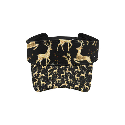 Deer Gold Pattern Unisex Sun Visor