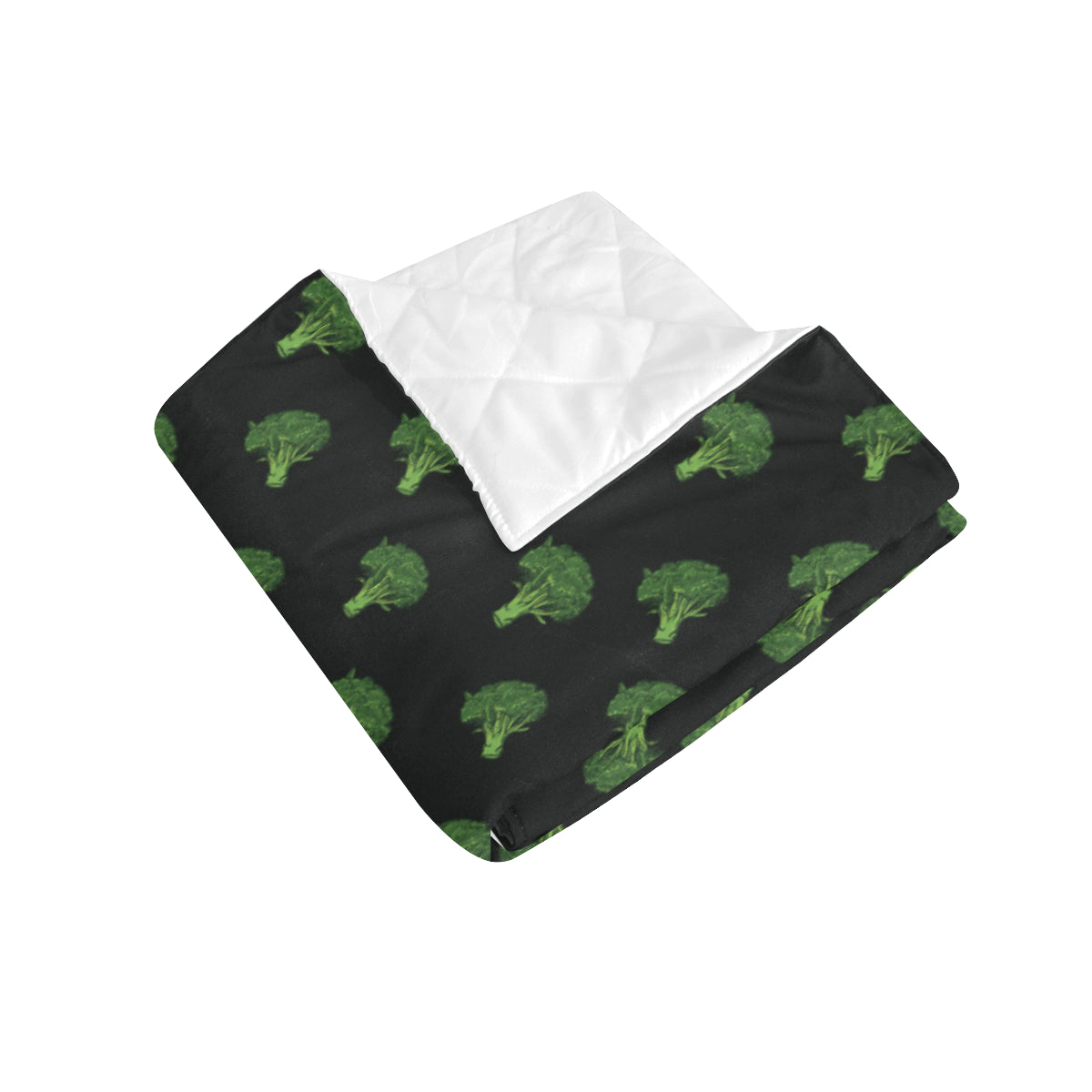 Broccoli Pattern Print Design 04 Premium Quilt