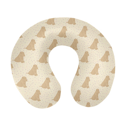Chinese Shar Pei Pattern Print Design 01 U-Shaped Travel Neck Pillow