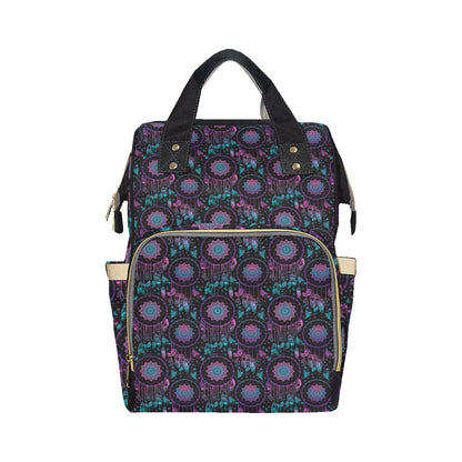 Dream catcher boho mandala Diaper Bag Backpack