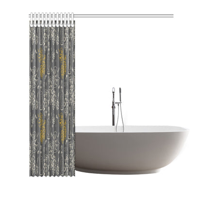 Hope Pattern Print Design 01 Shower Curtain