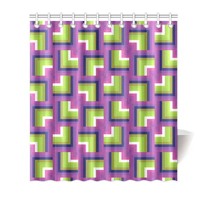 Optical illusion Pattern Print Design A05 Shower Curtain