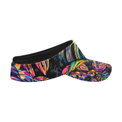 Neon Color Tropical Palm Leaves Unisex Sun Visor