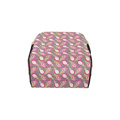 Dragonfruit Pattern Print Design DF03 Diaper Bag Backpack