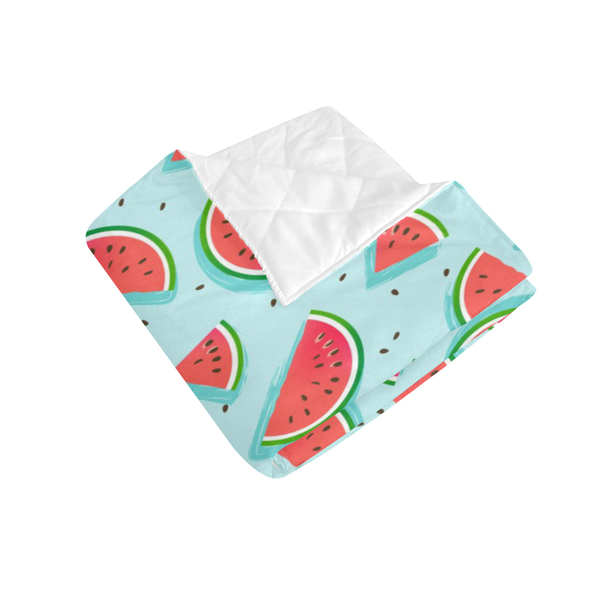Watermelon Pattern Print Design WM03 Premium Quilt