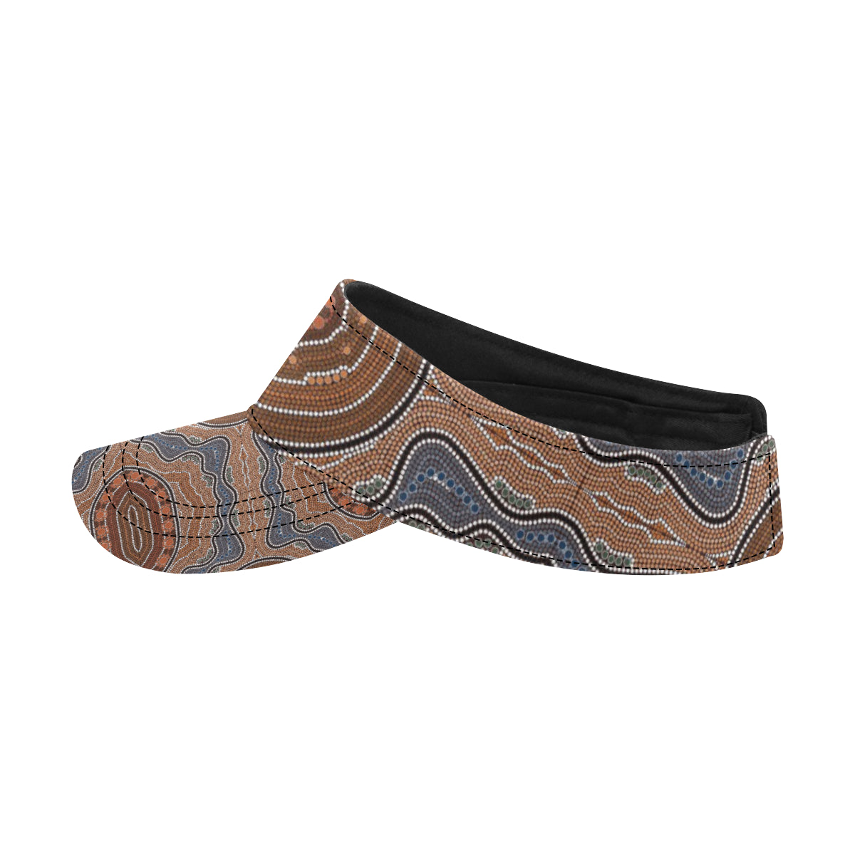 Aboriginal Pattern Print Design 01 Unisex Sun Visor