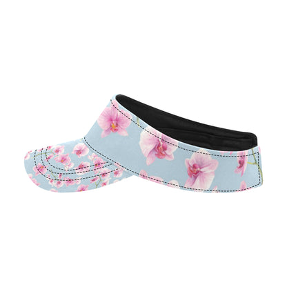 Orchid Pink Pattern Print Design OR01 Unisex Sun Visor