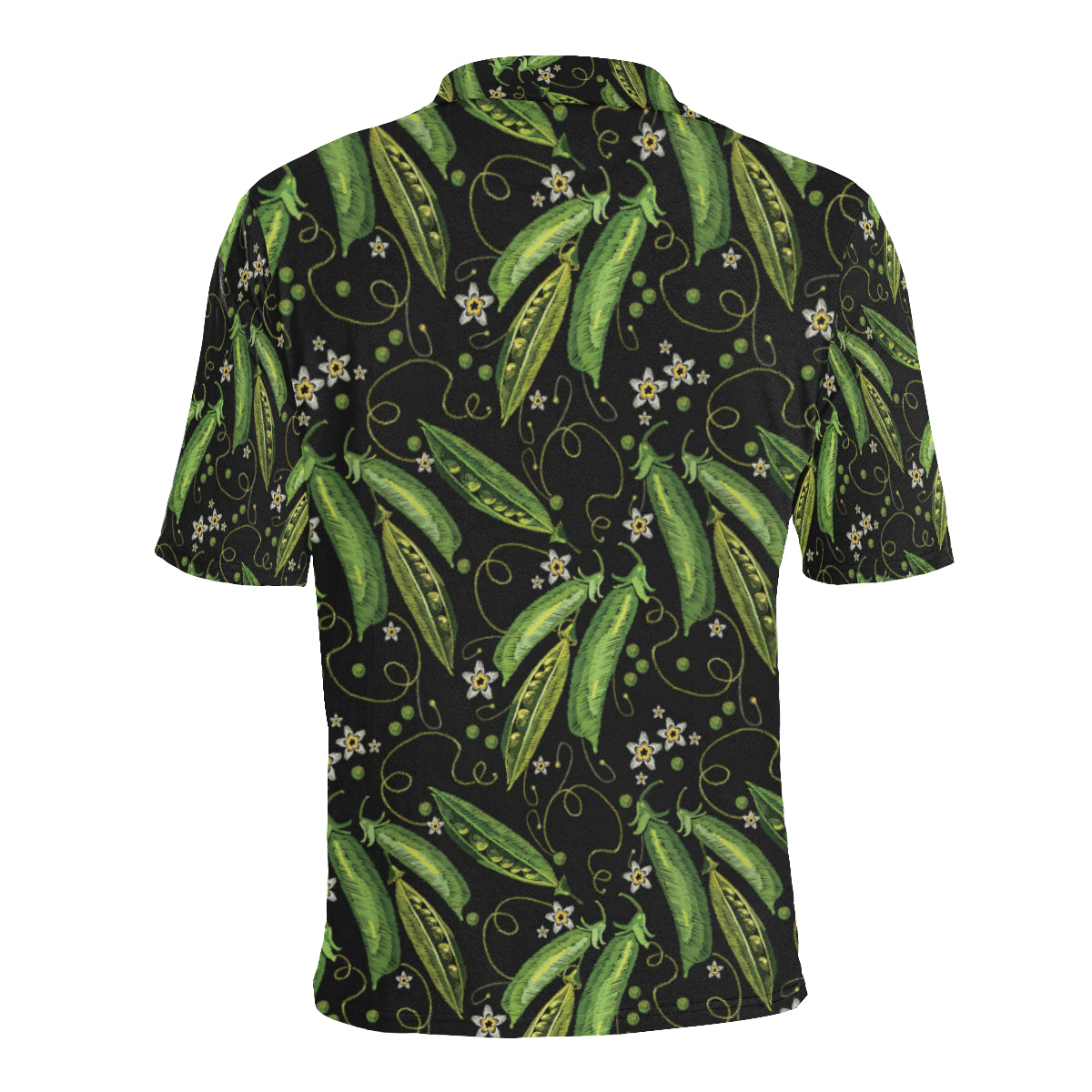 Peas Pattern Print Design A02 Men Polo Shirt