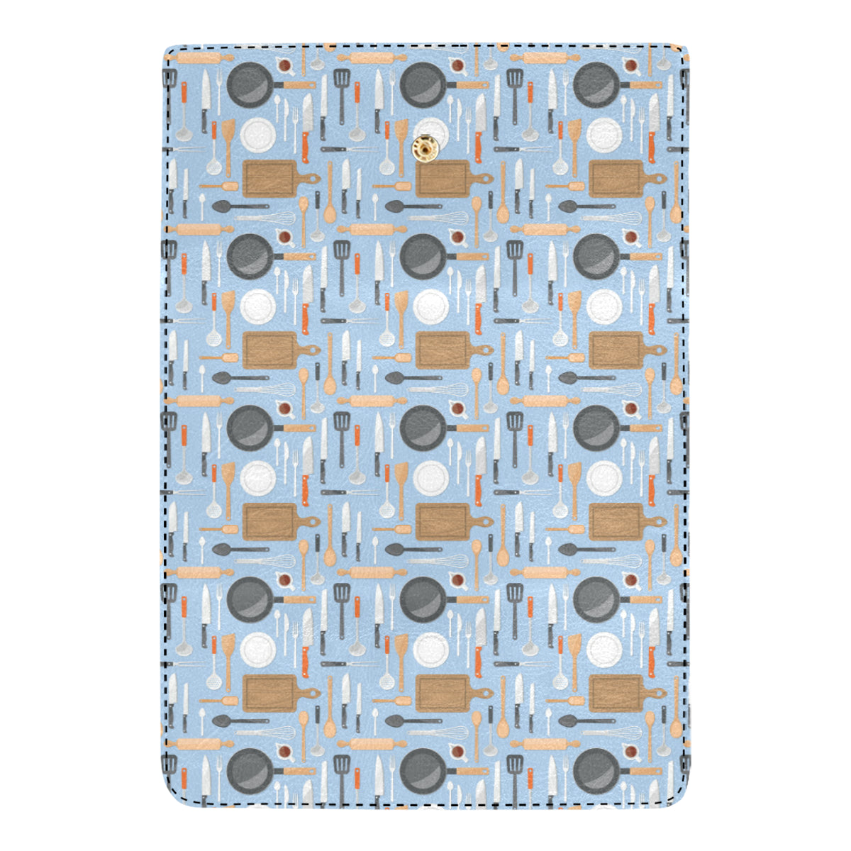 Cooking Kitchen Tools Pattern Print Design 02 Women's Trifold Wallet
