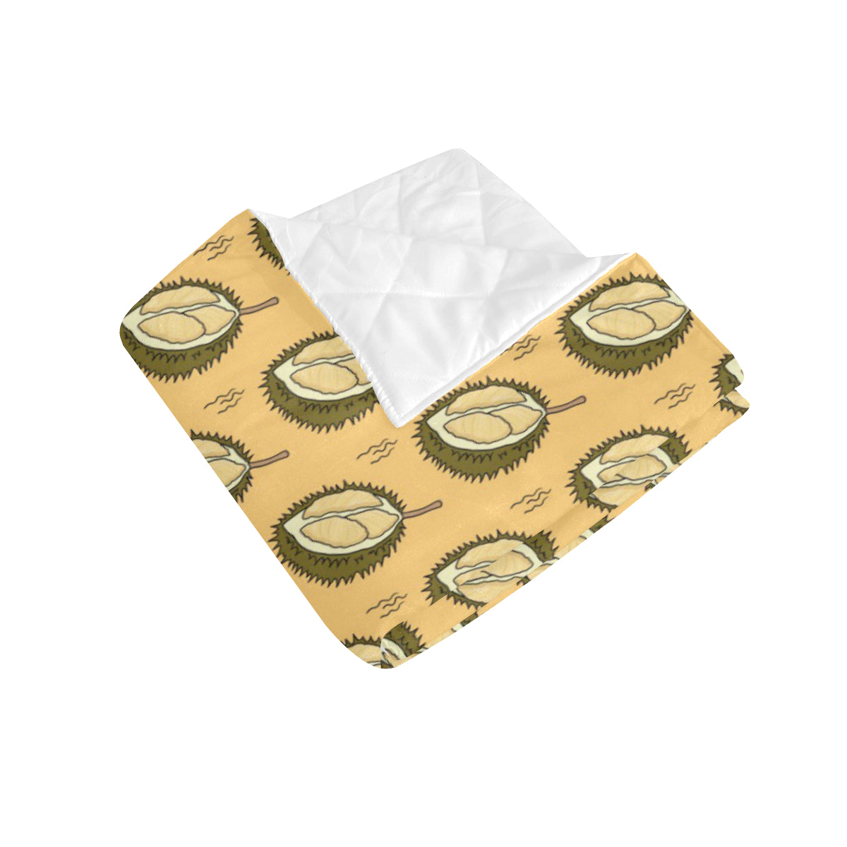 Durian Pattern Print Design DR02 Premium Quilt