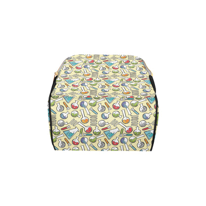 Chemical Pattern Print Design 04 Diaper Bag Backpack