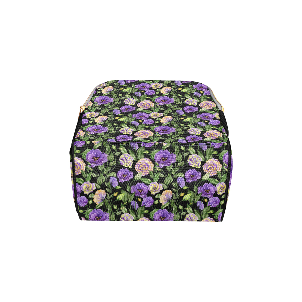 Lisianthus Pattern Print Design LT02 Diaper Bag Backpack