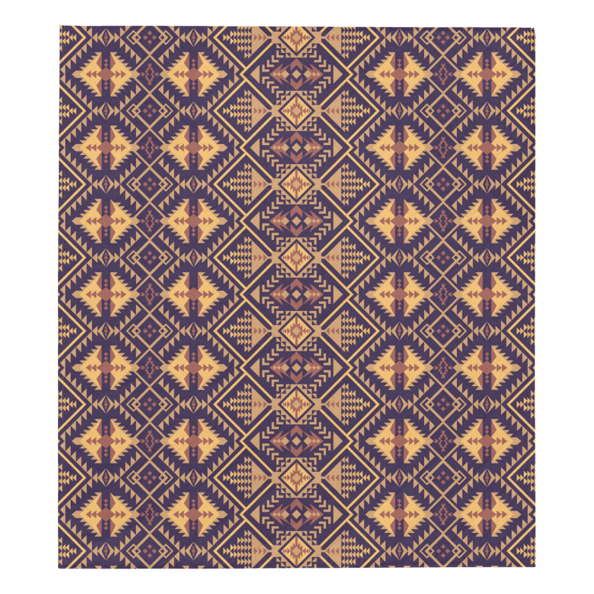 Aztec Pattern Print Design 09 Premium Quilt