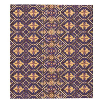 Aztec Pattern Print Design 09 Premium Quilt