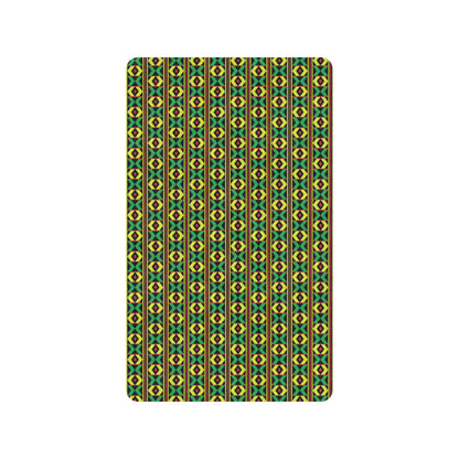 African Geometric Print Pattern Rubber Doormat