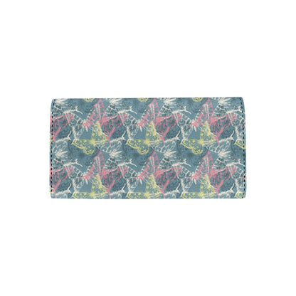 Butterfly Pattern Print Design 01 Women's Trifold Wallet
