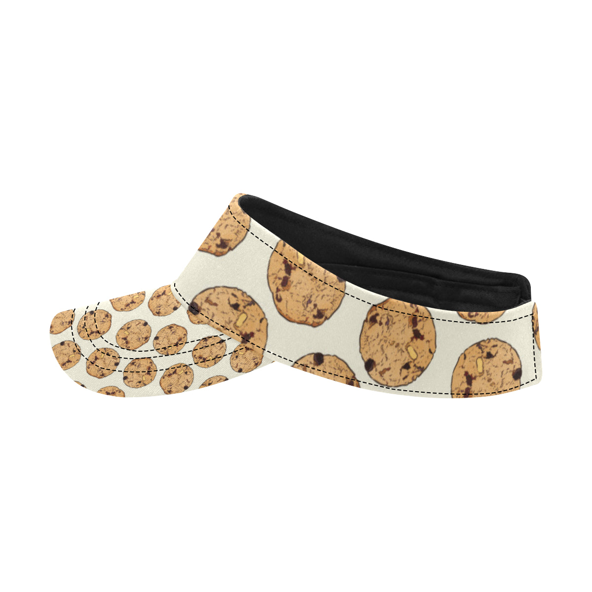 Cookie Pattern Print Design 05 Unisex Sun Visor
