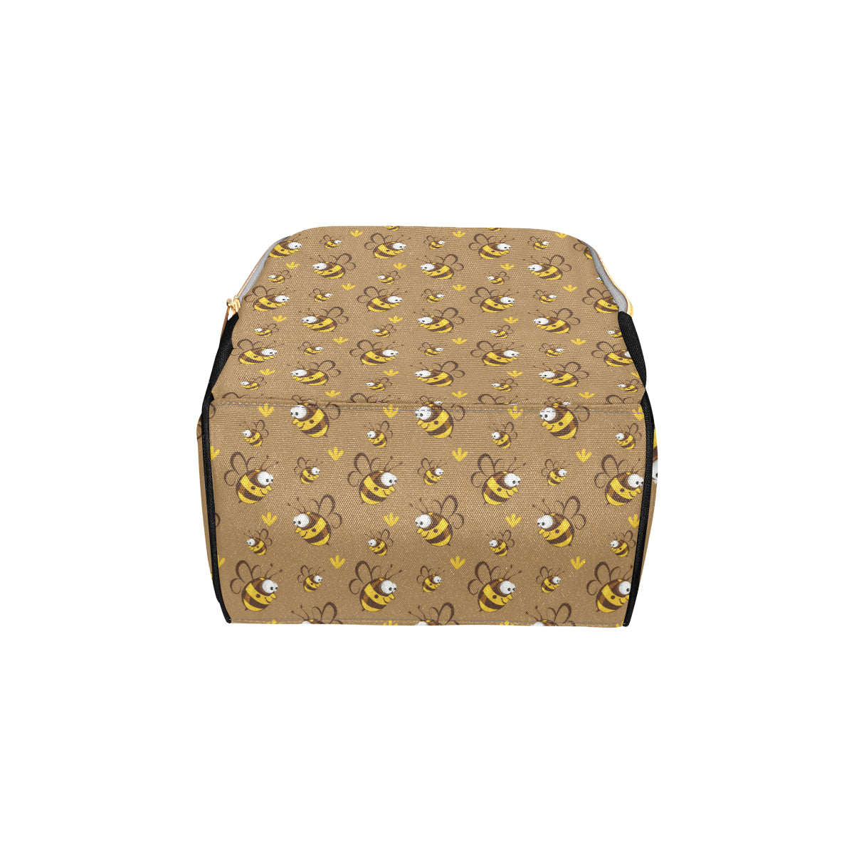 Bee Pattern Print Design BEE09 Diaper Bag Backpack