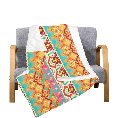 Aztec Pattern Print Design 03 Premium Quilt