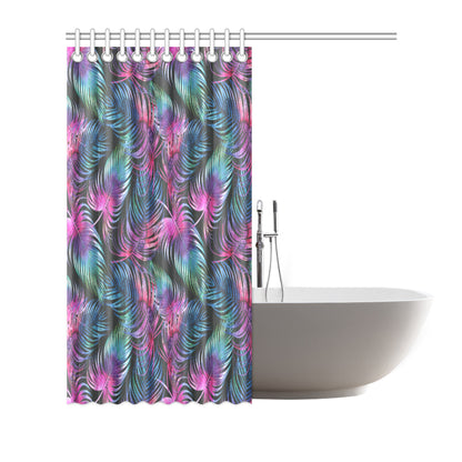 Palm Leaves Pattern Print Design PL010 Shower Curtain