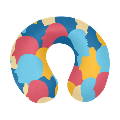 Psychology Pattern Print Design A02 U-Shaped Travel Neck Pillow