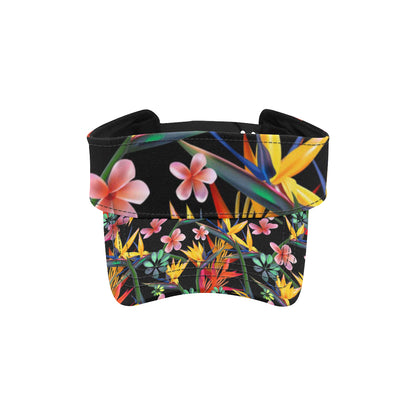 Tropical Flower Pattern Print Design TF015 Unisex Sun Visor