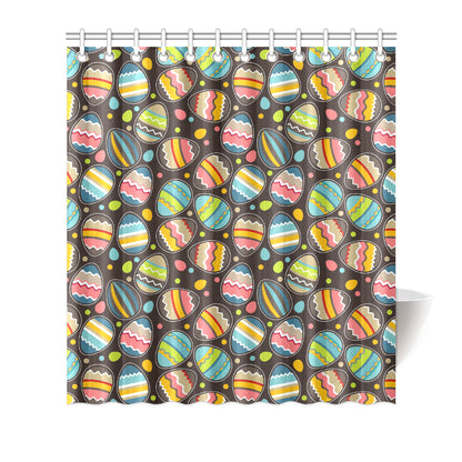 Easter Eggs Pattern Print Design RB03 Shower Curtain
