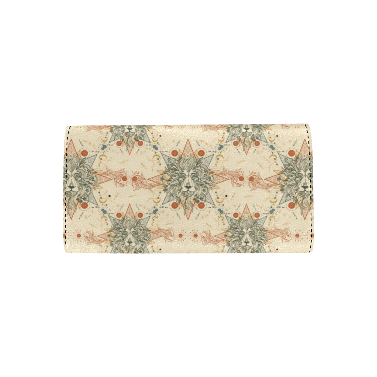 Leo Pattern Print Design 02 Women's Trifold Wallet