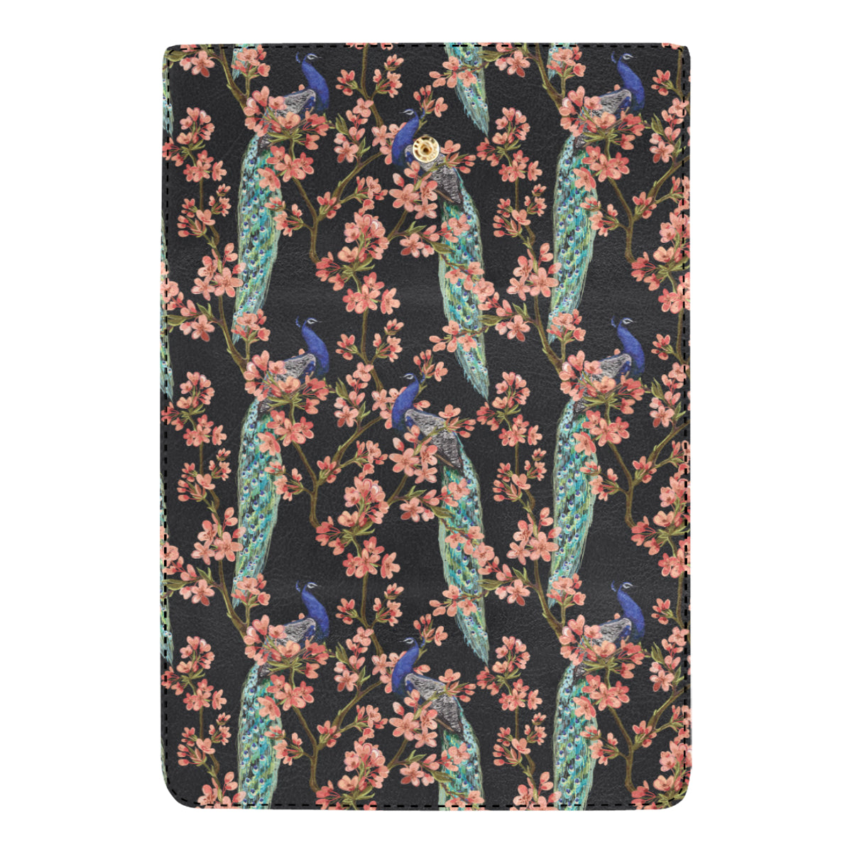 Peacock Pattern Print Design A01 Women's Trifold Wallet
