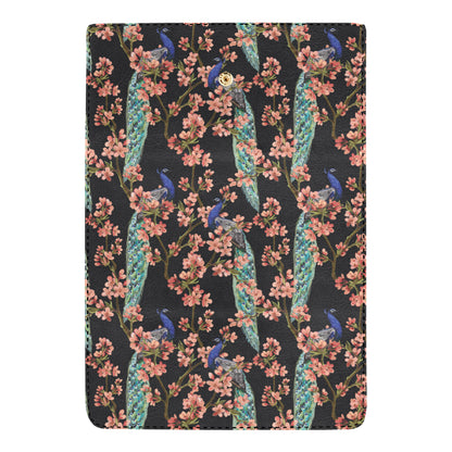 Peacock Pattern Print Design A01 Women's Trifold Wallet