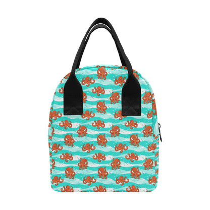 Octopus Cute Design Print Themed Insulated Lunch Bag