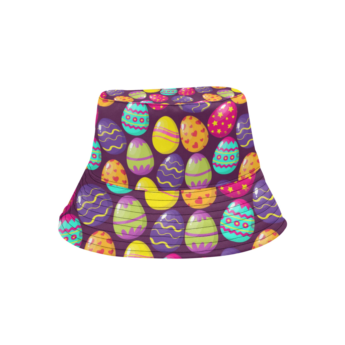 Easter Eggs Pattern Print Design RB04 Unisex Bucket Hat