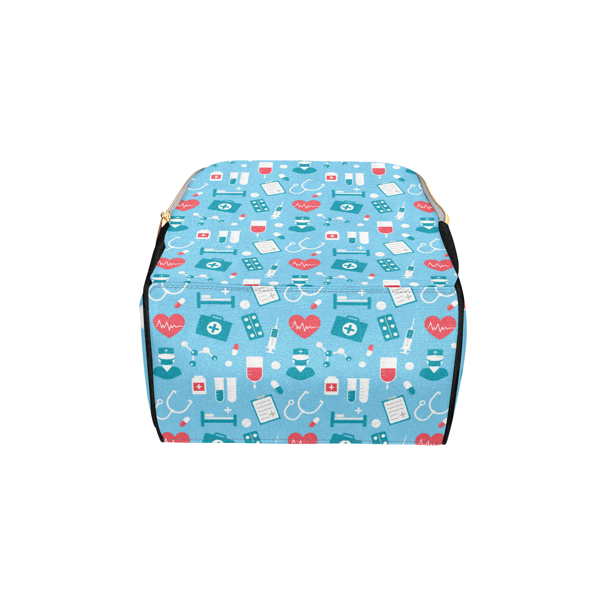 Nurse Pattern Print Design A03 Diaper Bag Backpack
