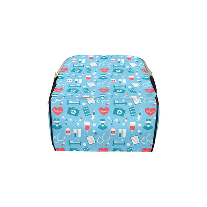 Nurse Pattern Print Design A03 Diaper Bag Backpack