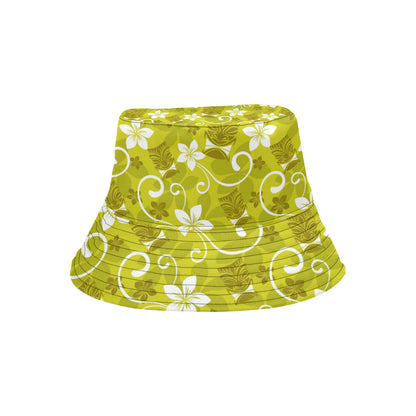 Hawaiian Themed Pattern Print Design H019 Unisex Bucket Hat