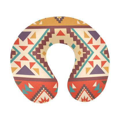 Navajo Pattern Print Design A01 U-Shaped Travel Neck Pillow