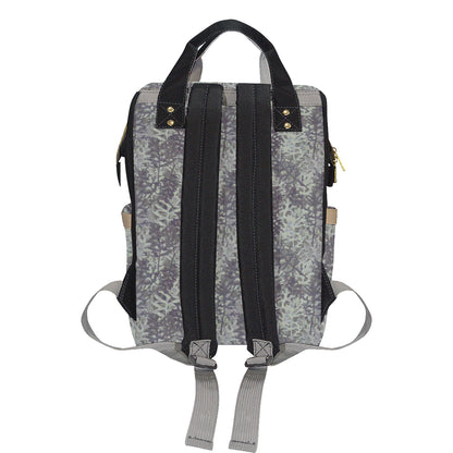 Camouflage Fern Pattern Print Design 05 Diaper Bag Backpack