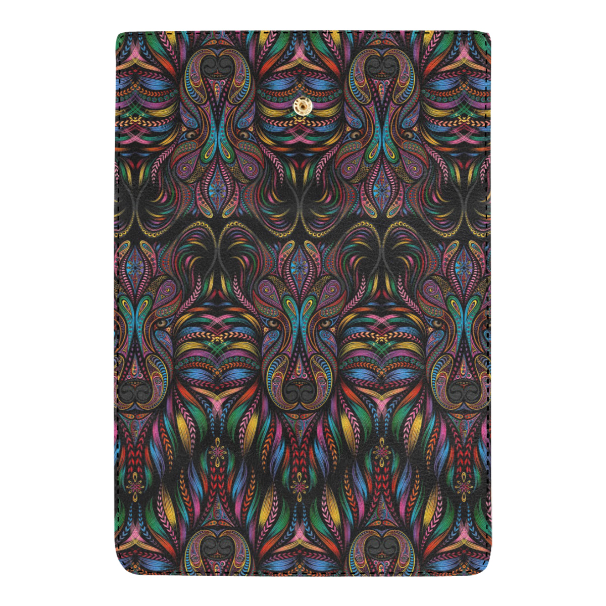 Colorful Art Wolf Women's Trifold Wallet