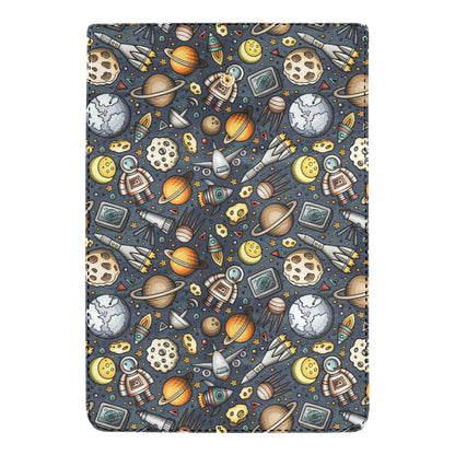 Space Pattern Print Women's Trifold Wallet