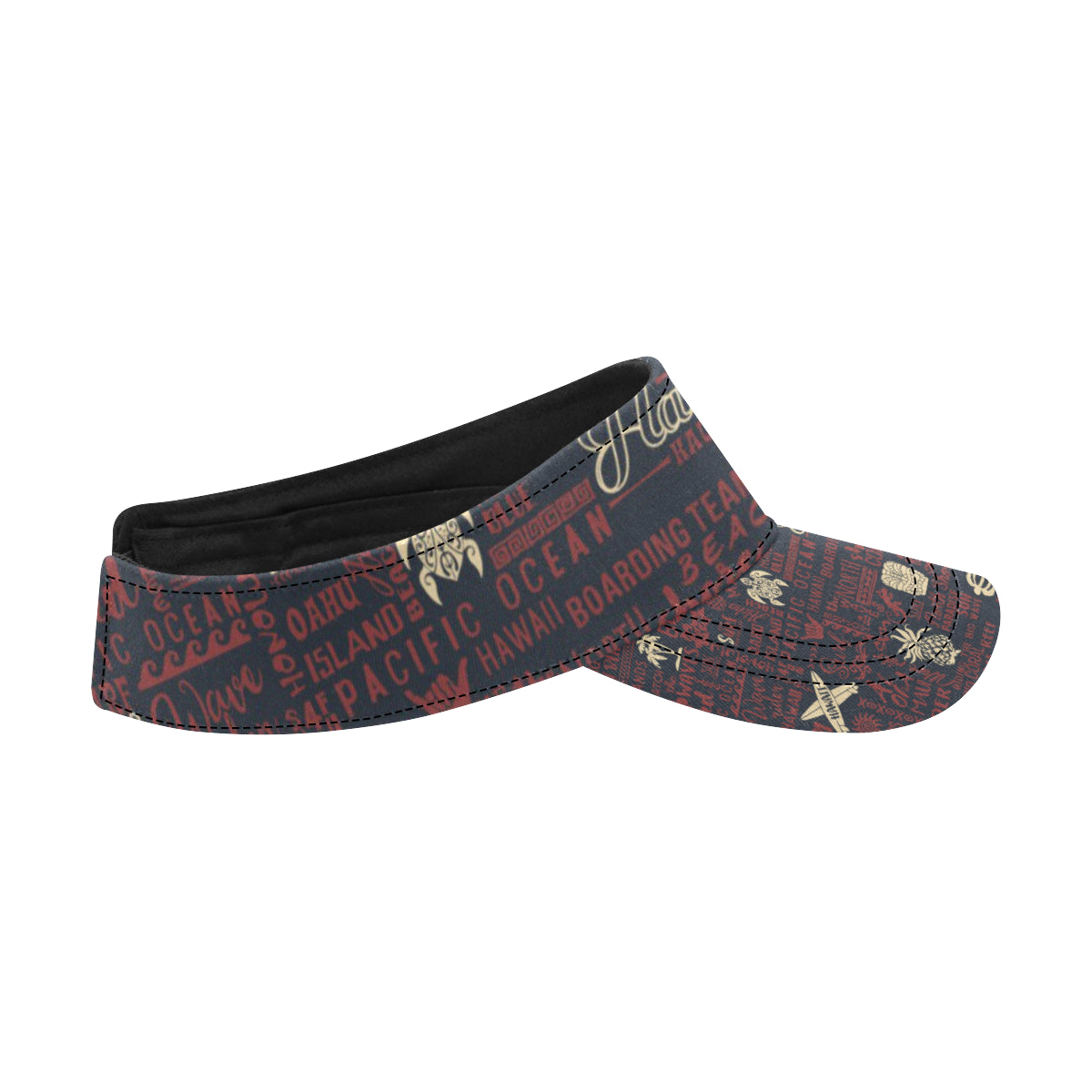 Hawaiian Themed Pattern Print Design H017 Unisex Sun Visor