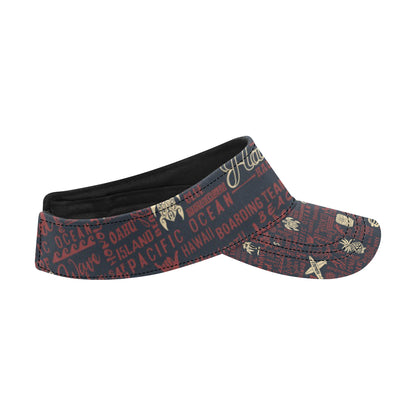 Hawaiian Themed Pattern Print Design H017 Unisex Sun Visor